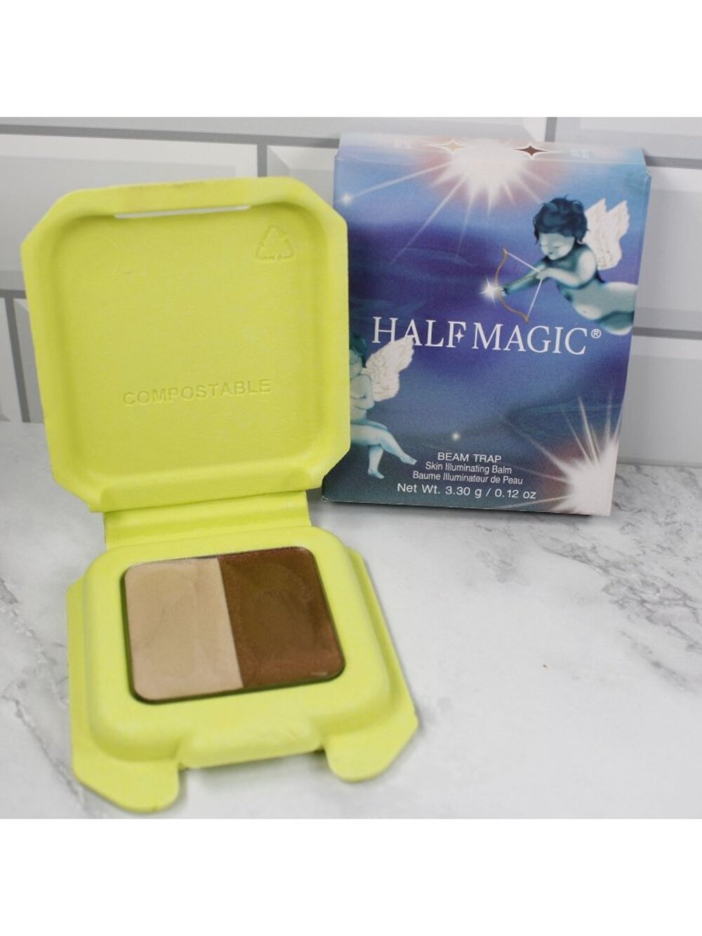 Half Magic Beam Trap Skin Illuminating Balm Light Beam & Deep Beam 3.3G Vegan